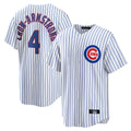 Fenge C.Cubs #4 Pete Crow-Armstrong Player White Game Home Stitched Jerseys