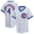 Fenge C.Cubs #4 Pete Crow-Armstrong Player White T-shirt Cooperstown Collection Limited Stitched Jerseys