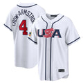 Fenge C.Cubs #4 Pete Crow-Armstrong Player White USA 2026 World Classic Home Limited Stitched Jerseys