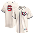 Fenge C.Cubs #6 Matt Shaw Player Cream Field of Dreams Limited Home Game Stitched Jerseys