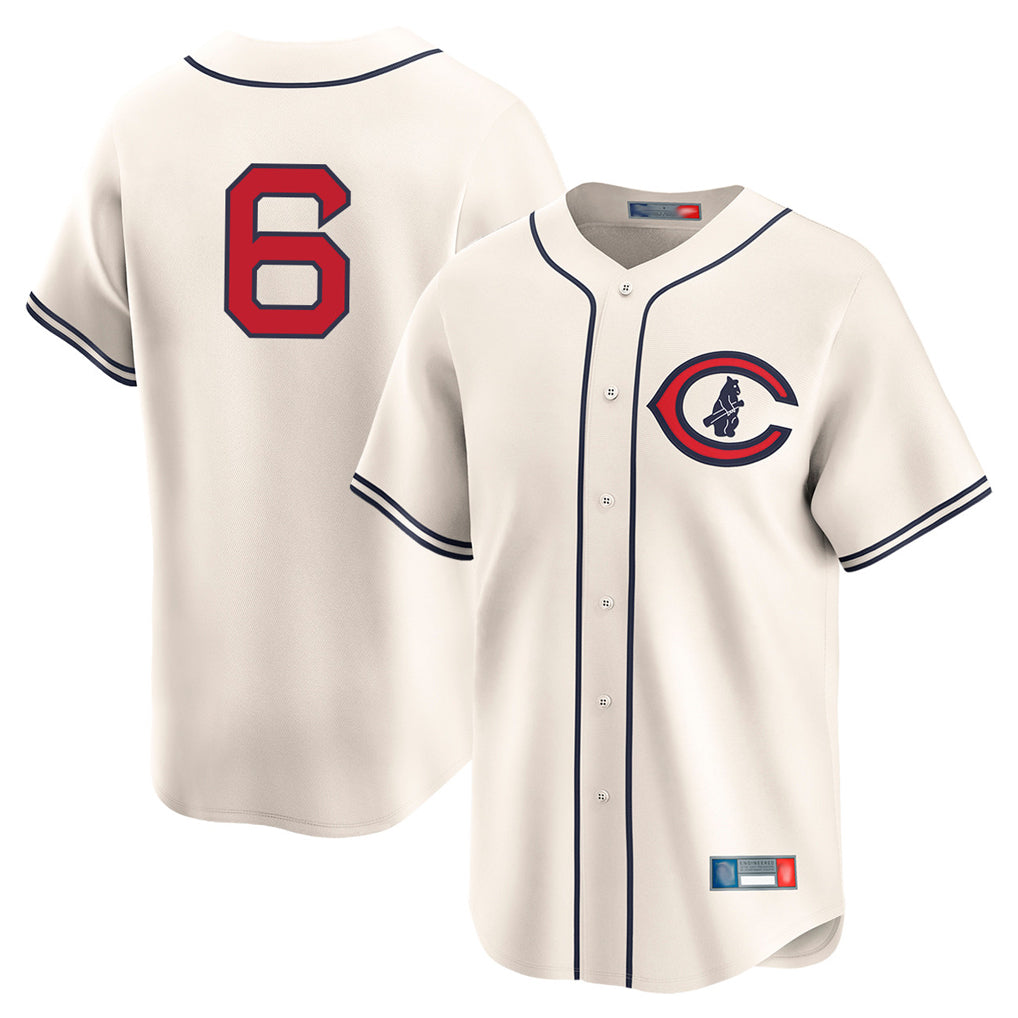 Fenge C.Cubs #6 Matt Shaw Player Cream Field of Dreams Limited Home Game Stitched Jerseys