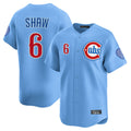 Fenge C.Cubs #6 Matt Shaw Player Light Blue Limited Home Stitched Jerseys