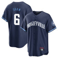 Fenge C.Cubs #6 Matt Shaw Player Navy City Connect Home Game Stitched Jerseys