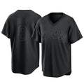 Fenge C.Cubs #8 Ian Happ Player Black T-shirt Home Game Stitched Jerseys