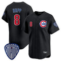 Fenge C.Cubs #8 Ian Happ Player Black Vapor Premier Limited Home Stitched Jerseys