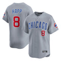 Fenge C.Cubs #8 Ian Happ Player Gray Road Limited Home Stitched Jerseys