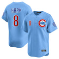 Fenge C.Cubs #8 Ian Happ Player Light Blue Limited Home Stitched Jerseys