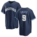Fenge C.Cubs #9 Miguel Amaya Player Navy City Connect Home Game Stitched Jerseys