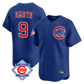 Fenge C.Cubs #9 Miguel Amaya Player Royal 150th Anniversary Limited Home Stitched Jerseys