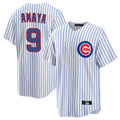 Fenge C.Cubs #9 Miguel Amaya Player White Game Home Stitched Jerseys