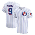 Fenge C.Cubs #9 Miguel Amaya Player White Limited Elite Home Game Stitched Jerseys