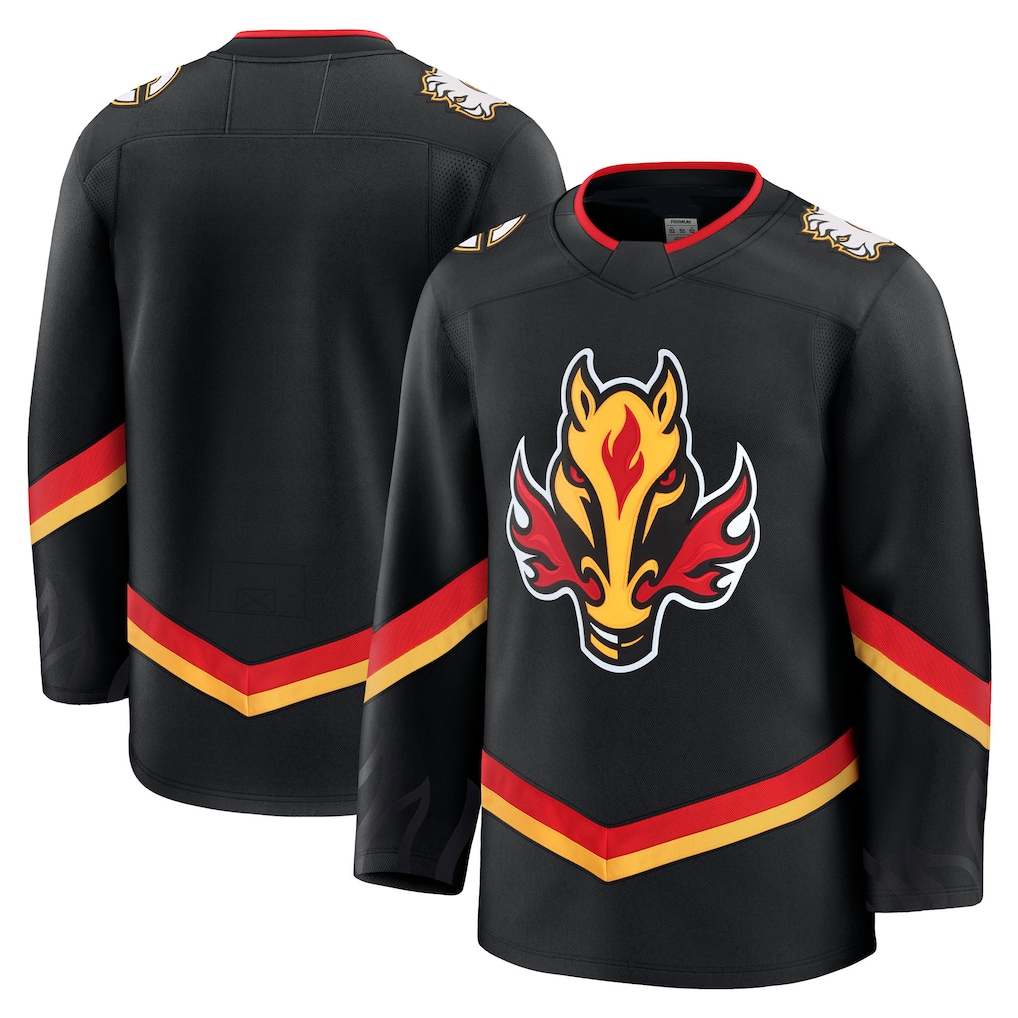 Fenge C.Flames Black Alternate Premium Jerseys