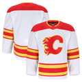 Fenge C.Flames White Away Authentic Pro Jerseys