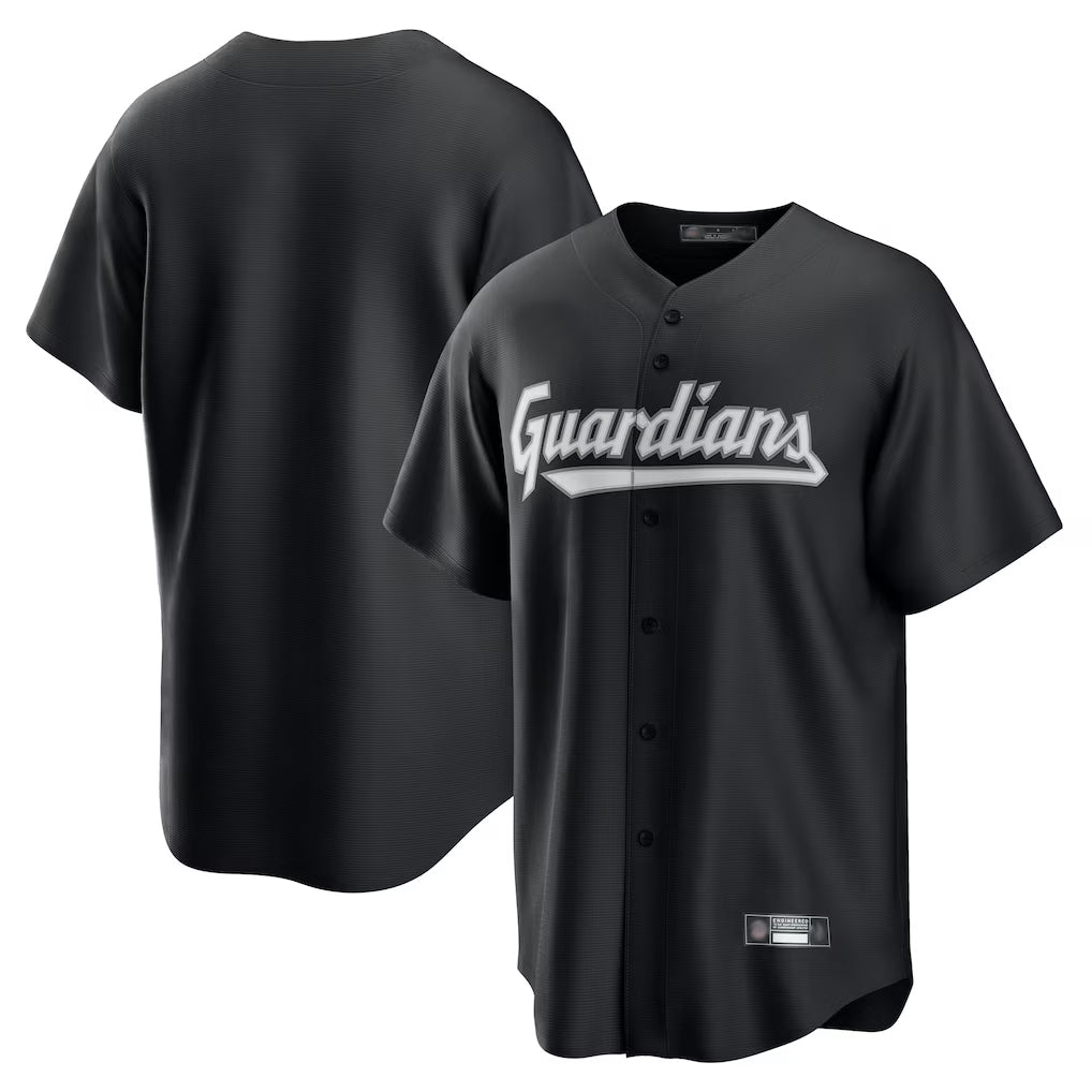 Fenge C.Guardians Black Home Game Blank Player Stitched Jerseys