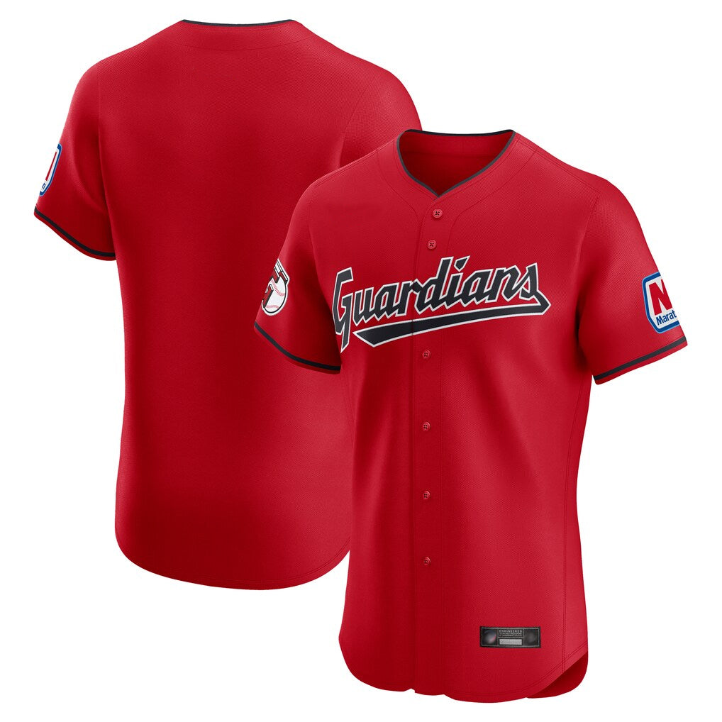 Fenge C.Guardians Red Limited Elite Home Blank Player Stitched Jerseys
