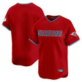 Fenge C.Guardians Red Limited Home Blank Player Stitched Jerseys