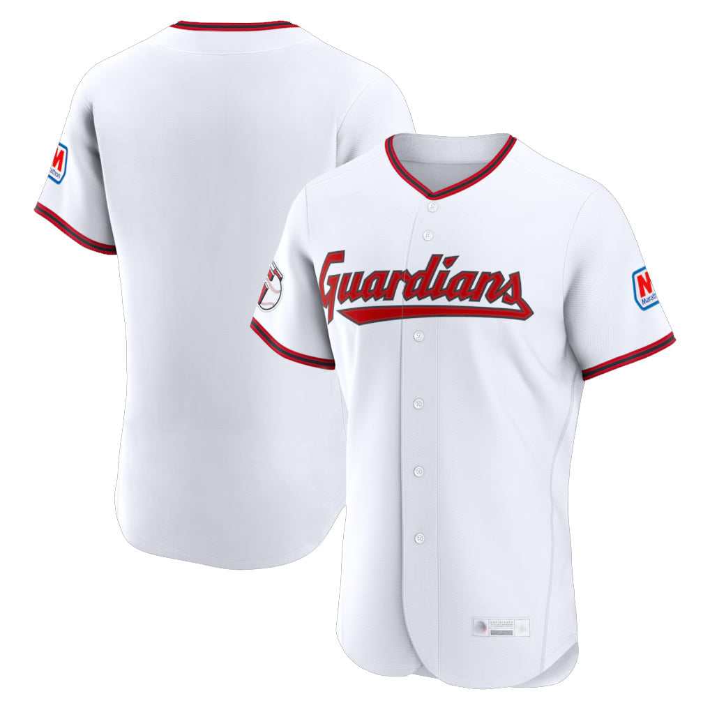 Fenge C.Guardians White Limited Elite Home Blank Player Stitched Jerseys