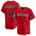 Fenge C.Guardians #11 Jose Ramirez Player Red Limited Home Stitched Jerseys