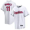 Fenge C.Guardians #11 Jose Ramirez Player White Home Game Stitched Jerseys