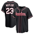 Fenge C.Guardians #23 Bo Naylor Player Black Fashion Out Home Game Stitched Jerseys
