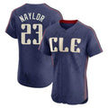 Fenge C.Guardians #23 Bo Naylor Player Navy City Connect Limited Elite Home Stitched Jerseys