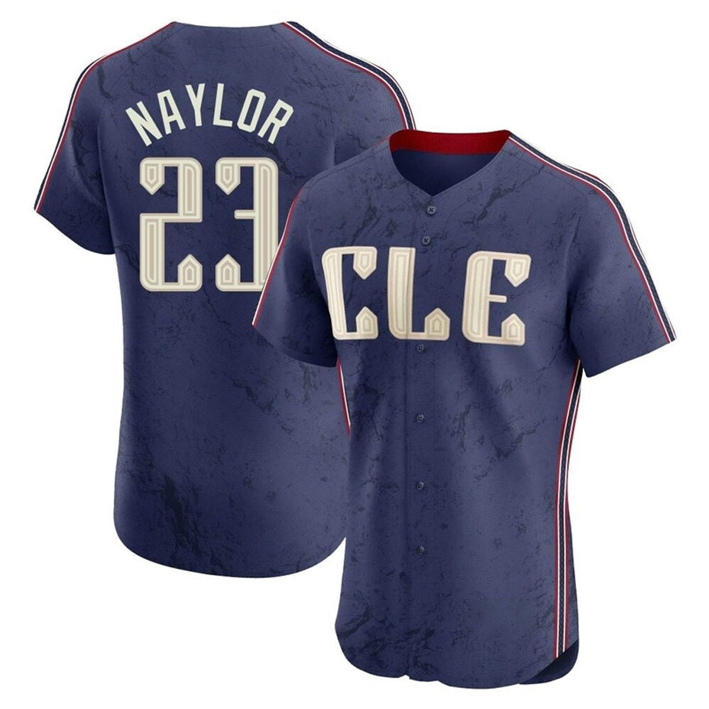 Fenge C.Guardians #23 Bo Naylor Player Navy City Connect Limited Elite Home Stitched Jerseys