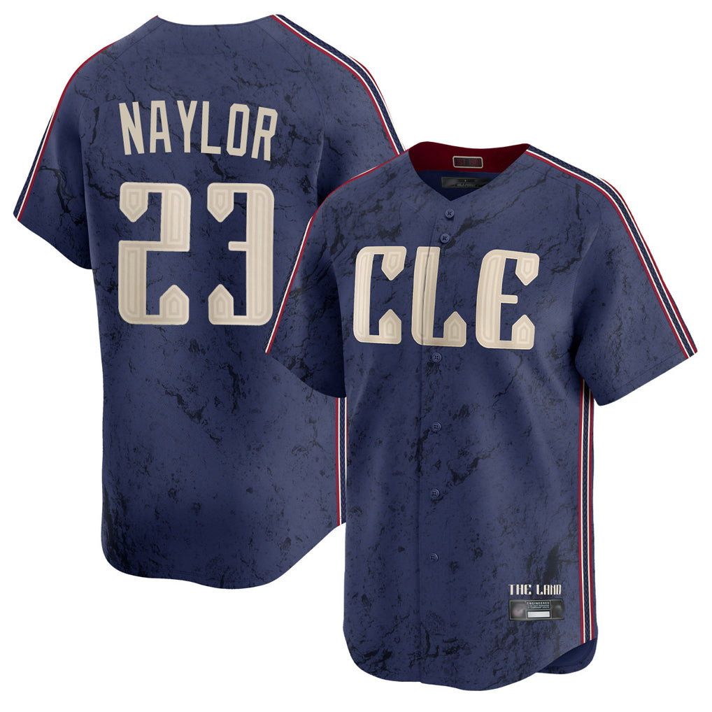 Fenge C.Guardians #23 Bo Naylor Player Navy City Connect Limited Home Stitched Jerseys