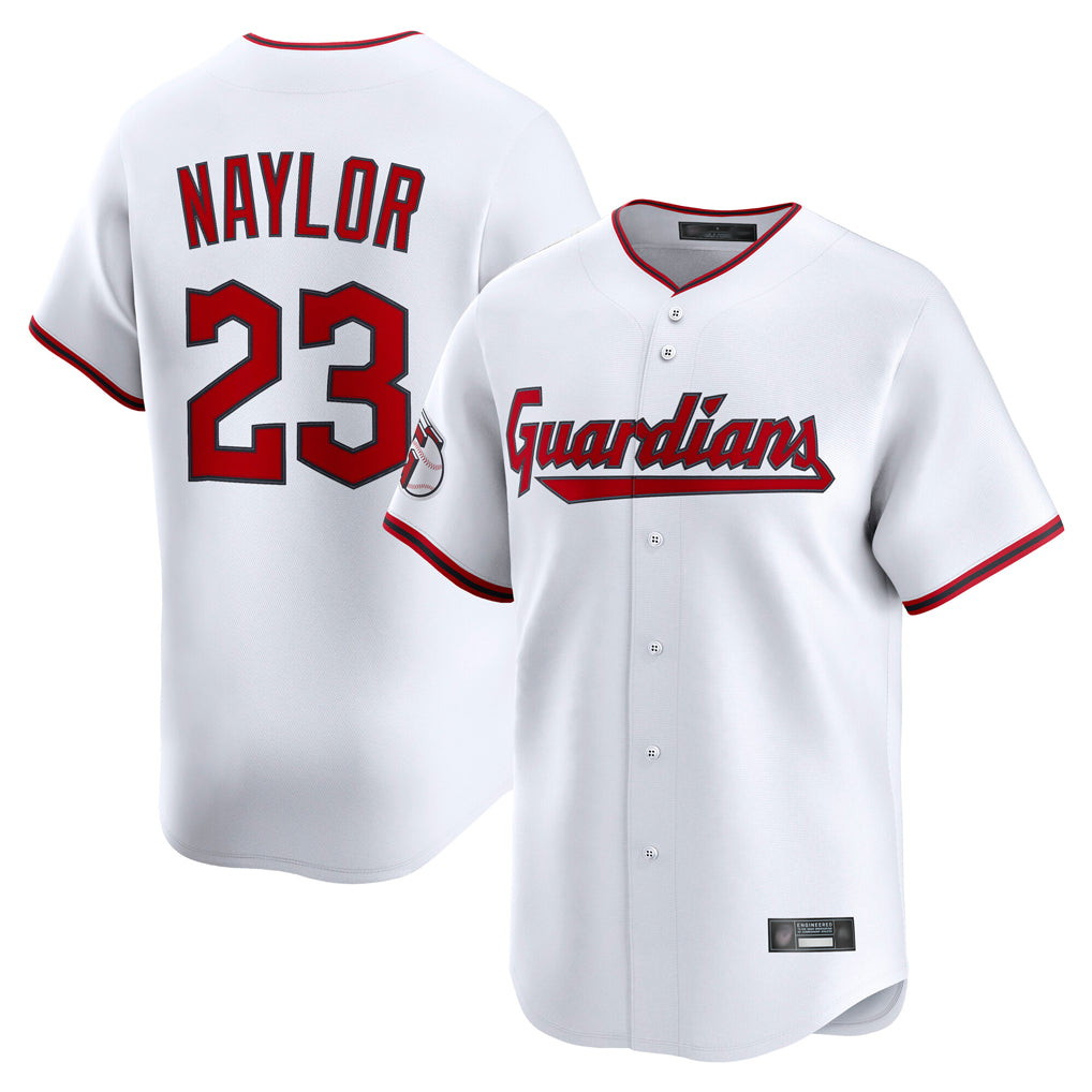 Fenge C.Guardians #23 Bo Naylor Player White Limited Home Game Stitched Jerseys