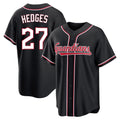 Fenge C.Guardians #27 Austin Hedges Player Black Fashion Out Home Game Stitched Jerseys