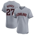 Fenge C.Guardians #27 Austin Hedges Player Gray Road Limited Elite Home Stitched Jerseys