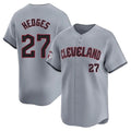 Fenge C.Guardians #27 Austin Hedges Player Gray Road Limited Home Stitched Jerseys