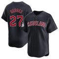 Fenge C.Guardians #27 Austin Hedges Player Navy Limited Home Game Stitched Jerseys