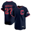 Fenge C.Guardians #27 Austin Hedges Player Navy Limited Home Stitched Jerseys