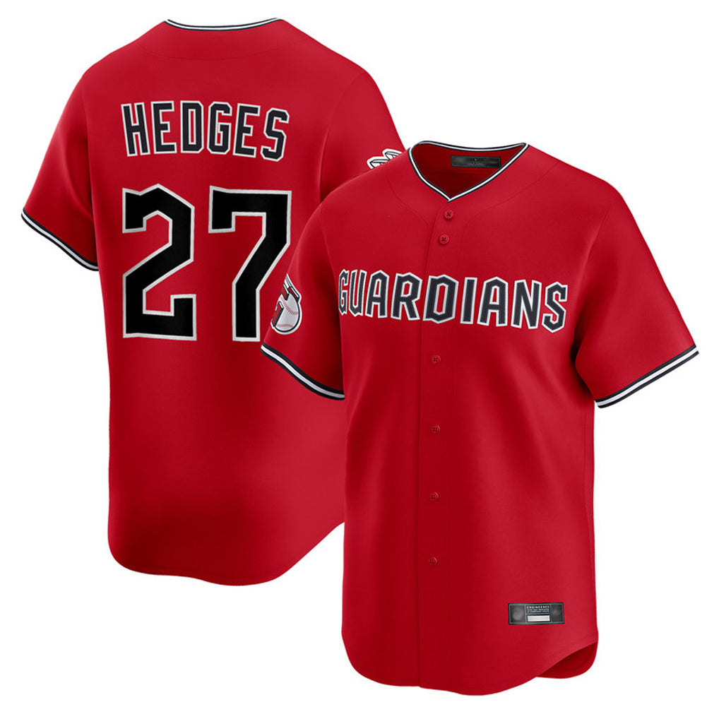 Fenge C.Guardians #27 Austin Hedges Player Red Limited Home Stitched Jerseys