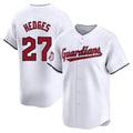 Fenge C.Guardians #27 Austin Hedges Player White Limited Home Stitched Jerseys