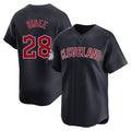 Fenge C.Guardians #28 Tanner Bibee Player Navy Limited Home Game Stitched Jerseys