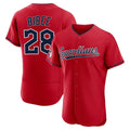 Fenge C.Guardians #28 Tanner Bibee Player Red Limited Elite Home Stitched Jerseys