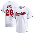Fenge C.Guardians #28 Tanner Bibee Player White Limited Home Stitched Jerseys