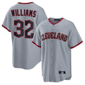 Fenge C.Guardians #32 Gavin Williams Player Gray Home Game Stitched Jerseys