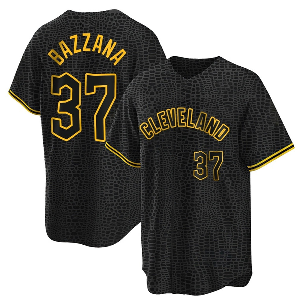Fenge C.Guardians #37 Travis Bazzana Player Black Snake Skin City Home Game Stitched Jerseys
