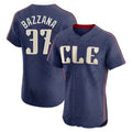 Fenge C.Guardians #37 Travis Bazzana Player Navy City Connect Limited Elite Home Stitched Jerseys
