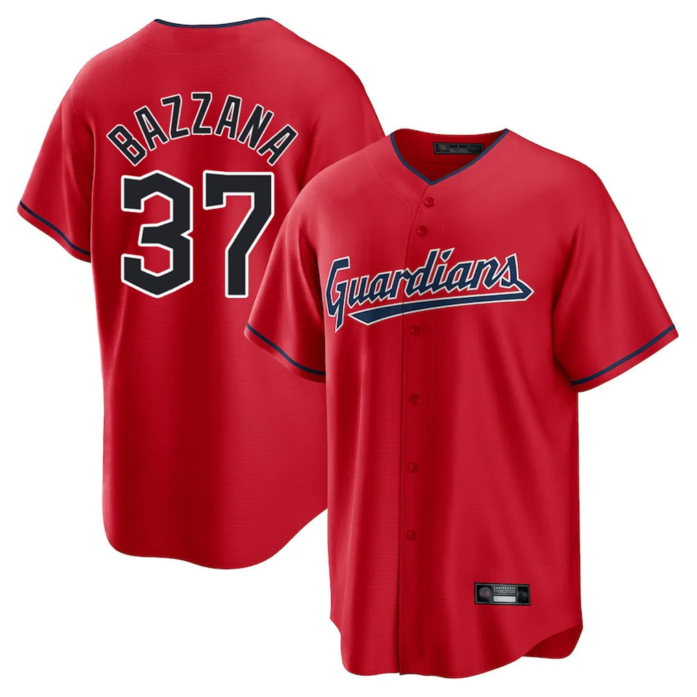 Fenge C.Guardians #37 Travis Bazzana Player Red Home Game Stitched Jerseys