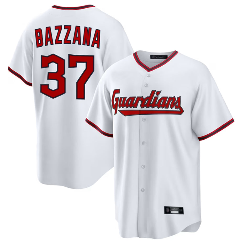 Fenge C.Guardians #37 Travis Bazzana Player White Game Home Stitched Jerseys
