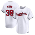 Fenge C.Guardians #38 Steven Kwan Player White Limited Home Stitched Jerseys