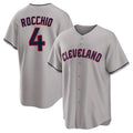 Fenge C.Guardians #4 Brayan Rocchio Player Gray Game Home Stitched Jerseys
