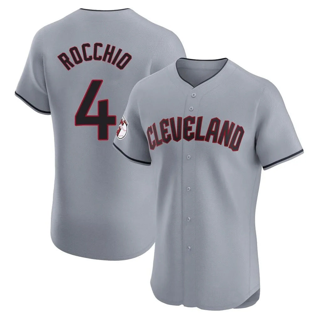 Fenge C.Guardians #4 Brayan Rocchio Player Gray Road Limited Elite Home Stitched Jerseys