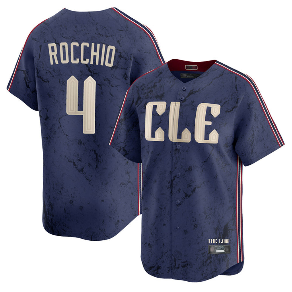 Fenge C.Guardians #4 Brayan Rocchio Player Navy City Connect Limited Home Stitched Jerseys