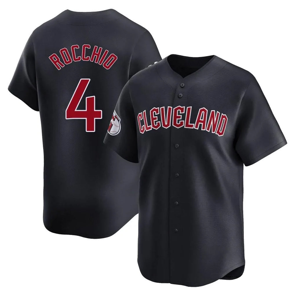 Fenge C.Guardians #4 Brayan Rocchio Player Navy Limited Home Game Stitched Jerseys