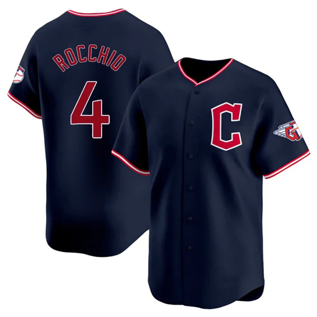 Fenge C.Guardians #4 Brayan Rocchio Player Navy Limited Home Stitched Jerseys