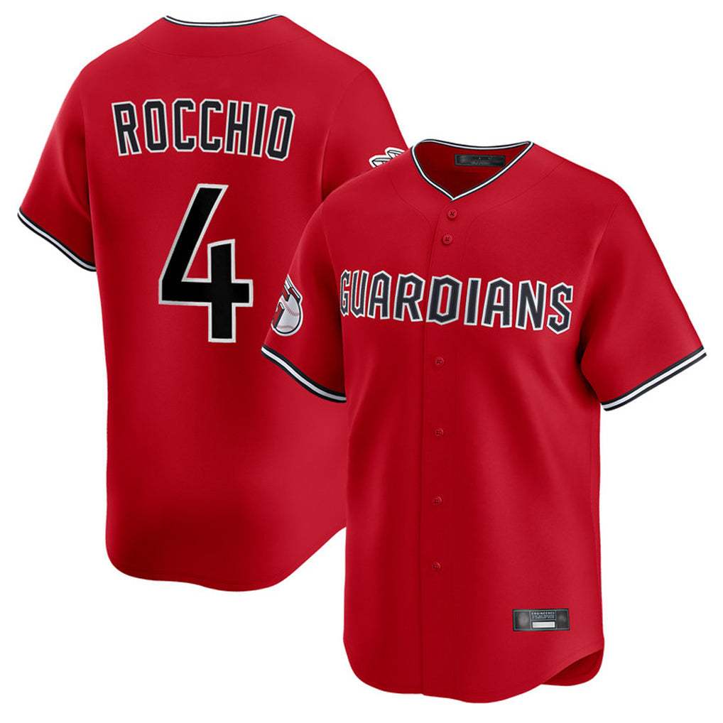 Fenge C.Guardians #4 Brayan Rocchio Player Red Limited Home Stitched Jerseys